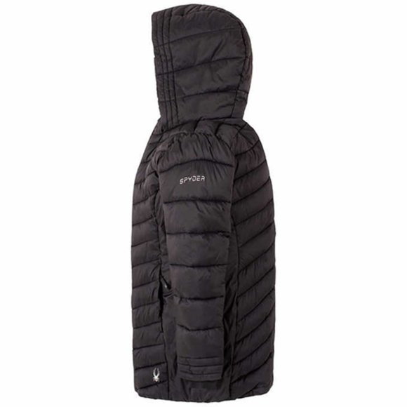 Spyder girl  Youth Puffer Black Jacket - Picture 4 of 6